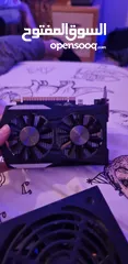  1 كرت شاشة rtx1050ti 4gb فقط على 270شيكل اقطقة شبه جديدة