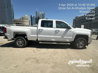  4 CHEVROLET SILVERADO 2017-WHITE