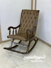  5 كرسي هزاز خشب زان