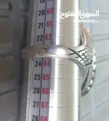  5 خاتم فضه ايراني فيروزي رضوي غايه في الروعه والجمال