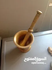  7 هاون نحاس قديم جدا حلبي