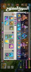  1 حساب clash of clans للبيع، جميع التفاصيل في الصور المرفقة.