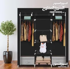  11 وفرنالك الحل الأمثل لتعليق الملابس بأشيك شكل خزانة و ستاند لتعليق الملابس متنقل معدني سهل الحركة