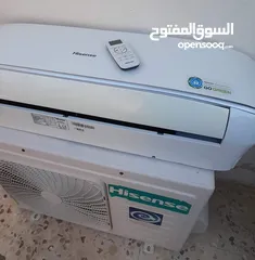  1 للبيع مكيف HiSense 1.5 طن مستعمل فل انفيرتر حامي بارد بحالة الوكالة