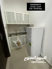  4 للايجار استيديو وحمام ومطبخ مفروش ضمن فيلا في الخالدية بالقرب من مشفى توام وجامعة الامارات
