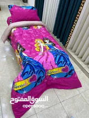  4 مسابل سرير مفرد و مجوز