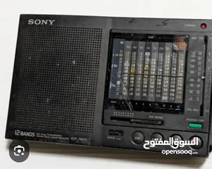  2 راديو سوني ياباني اصلي 12 باند