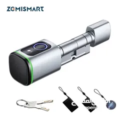 1 قفل الباب الذكي بصمة  keyless smart cylinder