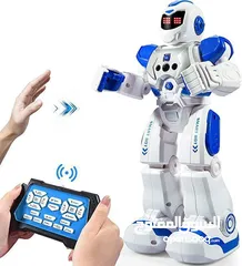  1 روبوت ذكي قابل للبرمجة مع وحدة تحكم بالأشعة تحت الحمراء،  استشعار الإيماءات، الغناء، الرقص،  عمر 3 إ