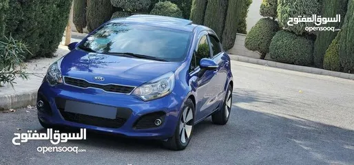  10 KIA RIO 2012 كيا ريو 2012 هاتش باك فل كامل مع فتحه أعلى مواصفات