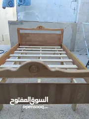  5 سرير مفرد ونص مع فرشة