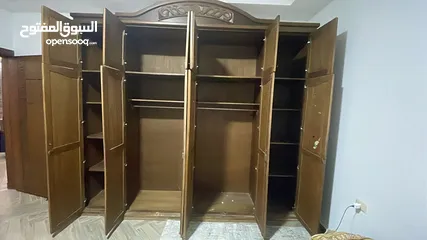  3 خزانة خشب زان بحاله جيده