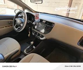  12 كيا ريو موديل 2014 فحص كامل 7جيد استعمال شخصي وستعمال خفيف مالك واحد