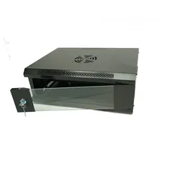  1 خزانه   كابينه. 4uحماية اجهزة لل Dvr واجهزة الصوت. مع وصلة كهرباء و مروحة تبريد