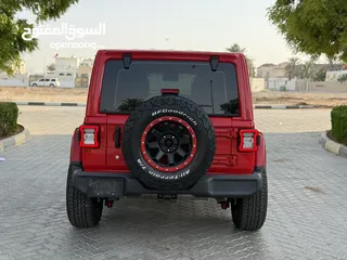  4 جيب رانجلر صحارى خليجى موديل 2020 بدون حوادث صبغ وكاله