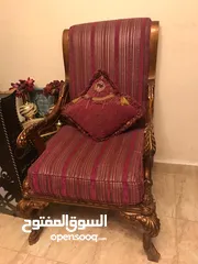  2 طقم كنب زان فاخر ثقيل للبيع