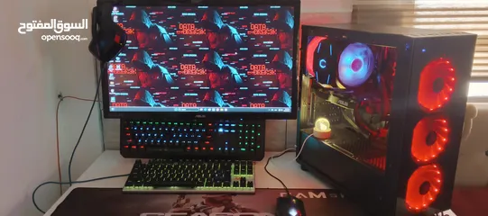  1 pc gaming للببجي 120فريم بشغل جميع اللعاب بجوده عاليه