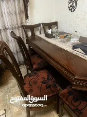  3 غرفه سفره 6 كراسي بحاله جيده جدا