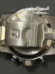  10 Tissot Supersport Chrono, 45.5 mm, Blue dial, Metal bracelet, Swiss Quartz movement
