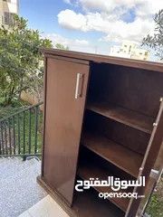  2 خزانة خشب للاحذية او للملابس حجم كبير مستعمل