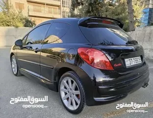  8 بيجو 207 RC  تيربو اصلي موديل 2009 جير عادي نسخه رياضيه مميزه