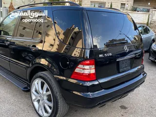  2 مرسيدس ML 350 موديل 2003 بحاله الوكاله مالك واحد ماشي 137 الف ميل