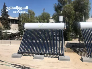  4 سخانات شمسية ستانلس ستيل 316