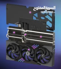  6 GeForce RTXTM 5080 16G GAMING TRIO OC  BLACK/WHITE‎ كروت شاشة من شركة M S I جديدة مع ضمان سنة