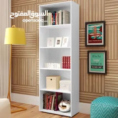  3 خزانة الكتب متوفر بعدة موديلات وألوان توصيل وتركيب مجاني داخل عمان ارتفاع مترين عرض 80سم عمق 30سم