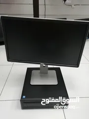  1 HP PC Dell Monitor