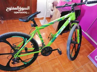  1 بسكليت ماونتن ديو مع ضوء خلفي وأمامي