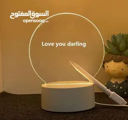  5 للبيع بالجمله  تحفه اكريلك مضيئ