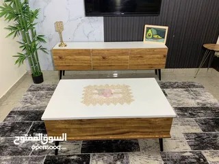  10 خشب mdf صناعة محلية مزنون مع طاولة  قياس المزنون متر ونص ب 30ب53 الطاولة 55ب90ب48