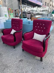  9 طقم كنب 7 مقاعد مستعمل نظيف