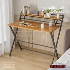  1 مكتب مميز مع رف قوي ومتين عرض 80 ارتفاع 73 فقط33دينار