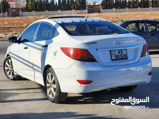  8 هونداي اكسنت 2013 جير عادي 1600cc فل بفتحة