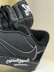  3 حذاء فخم جداا بنسخة نادرة مستعجلل قابل للتفاوض  Air Jordan 1 Travis Scott Retro Low "Black Phantom"