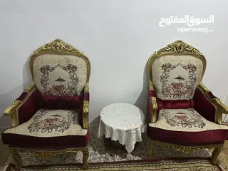  3 صالون شبه جديد + أقرا الوصف