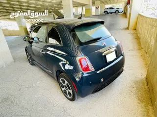  5 فيات 500e كهرباء 2017 للبيع – ممشى قليل – بحالة ممتازة