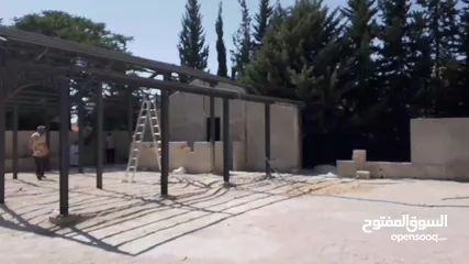  19 هنجر مطعم او كافيه او منزل)  Structural steel  للبيع .جديد ، لم يستعمل .. H ,90 kilograms ل  وزن كل