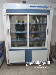  2 ثلاجة عرض للمحلات التجارية