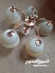  1 ثريا سقف نحاسية بحالة جيدة