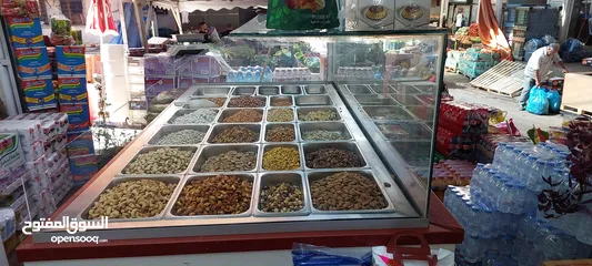  1 طاولة مكسرات مع خطين تسخين