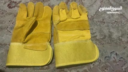  7 hand safety leather gloves