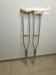  2 Underarm crutches (used 1 month)