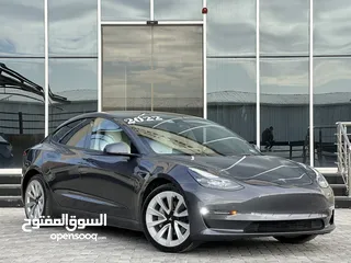  1 ‏2022 Tesla Model 3 dual motor  لونج رينج فل كامل فحص كامل بسعرررر مغررري
