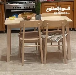  2 طاولة سفرة 4 مقاعد