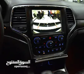  15 Jeep Grand Cherokee Overland 4x4 ( 2018 Model ) in Black Color GCC Specs