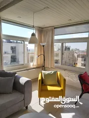  9 شقة روف مفروشة للايجار غرفتين نوم في عبدون