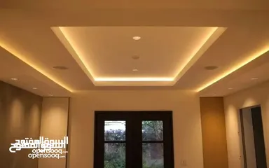  25 تنفيذ كافة اعمال الجبسن بورد و الجبصين والدهان اصباغ والصيانة العامة الداخليه  جبسمبورد Decorations